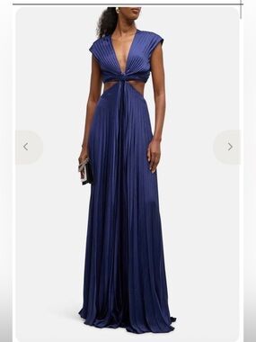 A.L.C. Navy Alejandra Maxi Dress